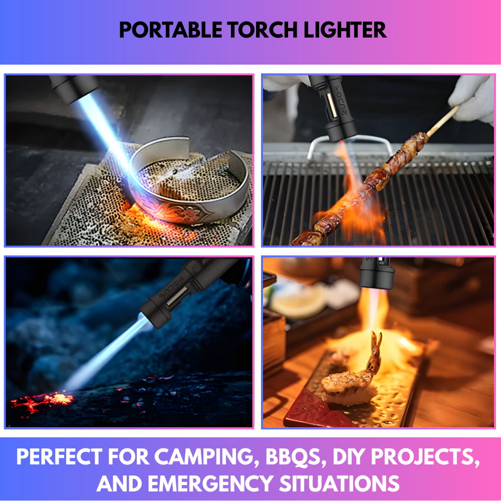 📢Regular price resumes tomorrow - 🔥 Portable Torch Lighter – Compact design, powerful flame