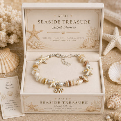 🐚 Blessings from the Deep🌊 Shell, Pearl & Aquamarine Choker | 2026 Limited Handmade Edition – Only 8 Left🔥