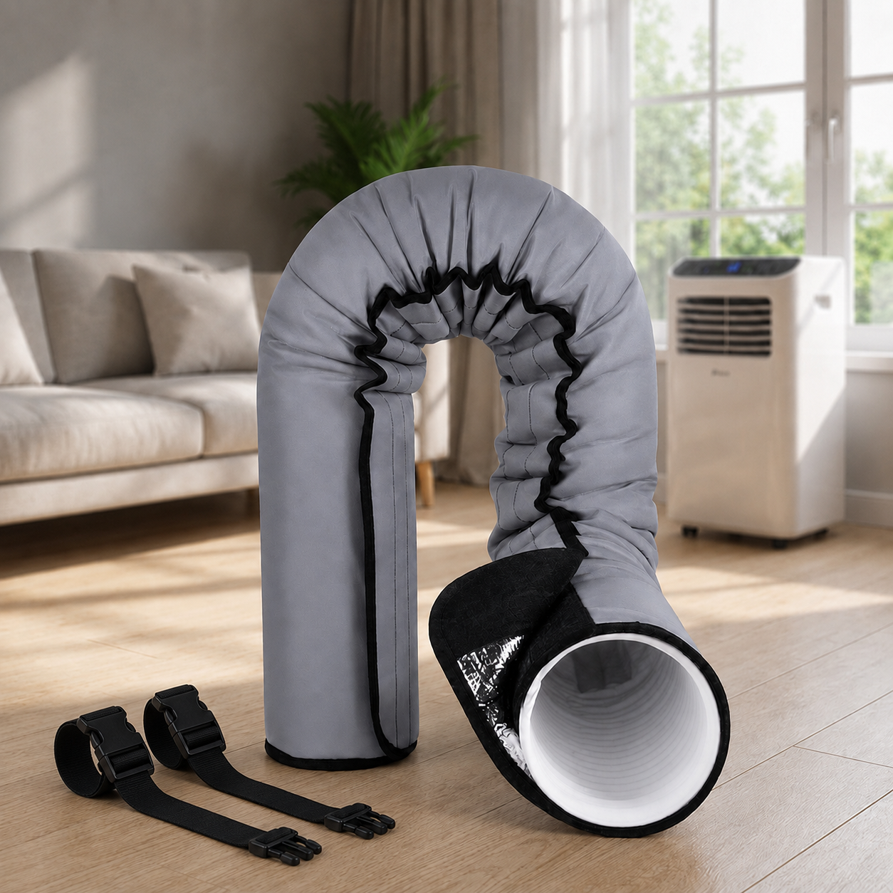 📢📢50% OFF !! ⏰Reduce Hot Heat🍃Portable Air Conditioner Hose Cover