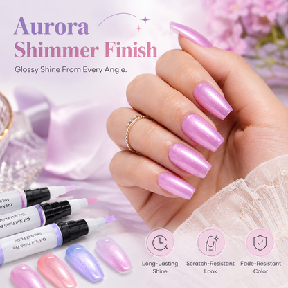 💅 5-in-1 Gel Nail Polish Pen – Flawless Shimmer Nails at Home