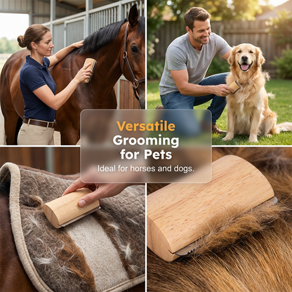 🔥Last Day 55% OFF| 🐎Horse Brush Pet Deshedding & Grooming Tool🐕️