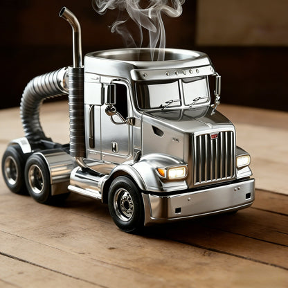 Handcrafted Resin Mug for Family & Friends 🚛☕Durable Semi-Truck Shaped Coffee Mug