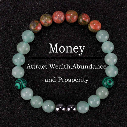 ✨ Blue Friendship Beaded Crystal Bracelet | Aventurine & Tiger Eye Fashion Jewelry