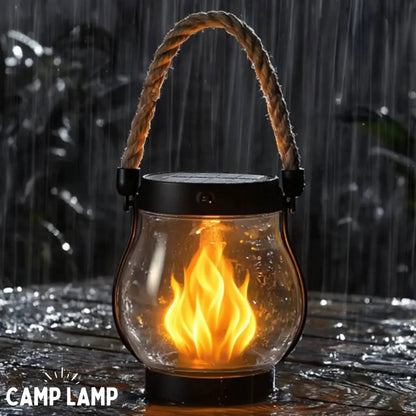 🔥 Solar Flame Lamp | Flickering Outdoor Garden Light