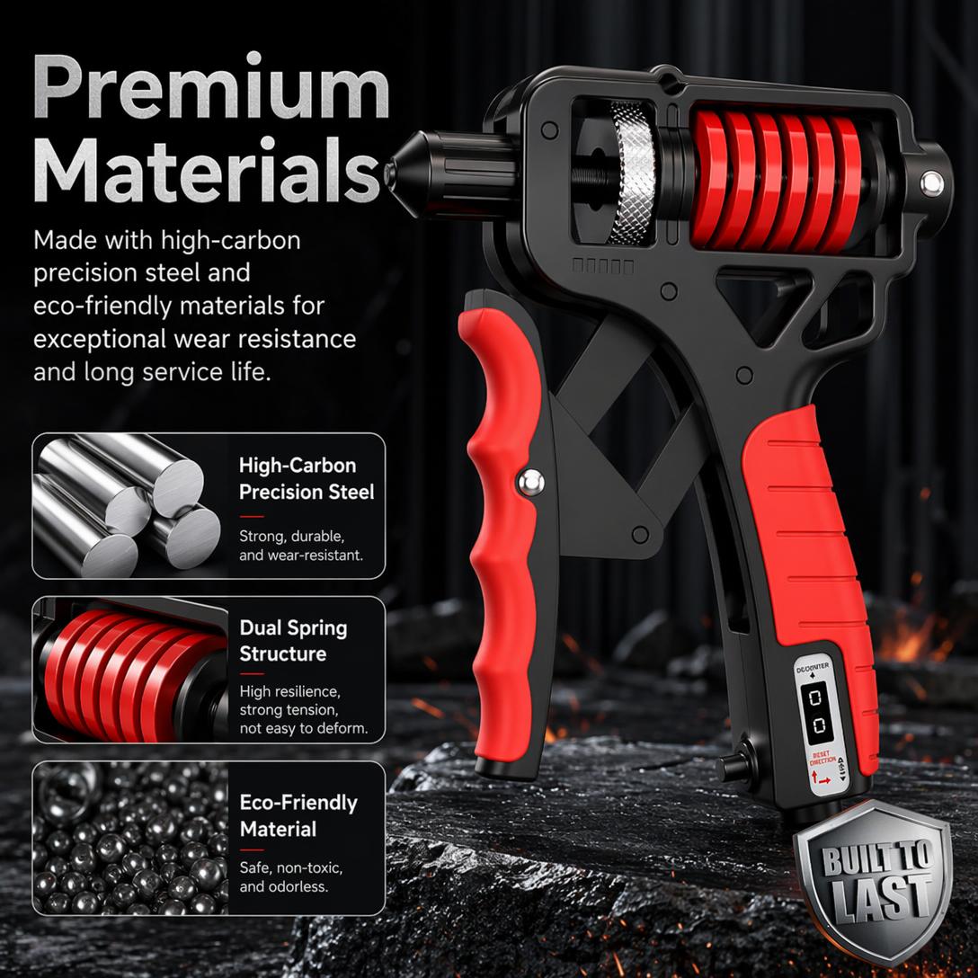 🔥Limited Time 49% Off💪Adjustable Hand Grip Strengthener with Counter