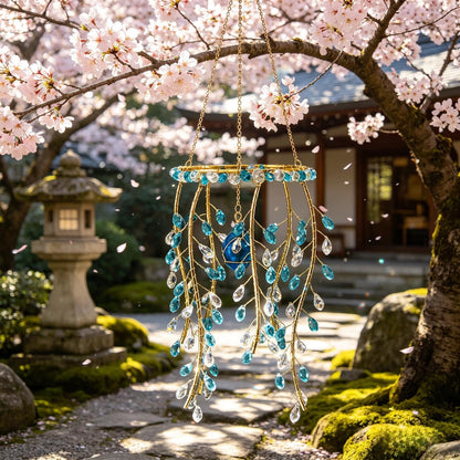 🔥HOT DEAL🌿 Natural Crystal Willow Tree Suncatcher, Magical Rainbow Light Catcher