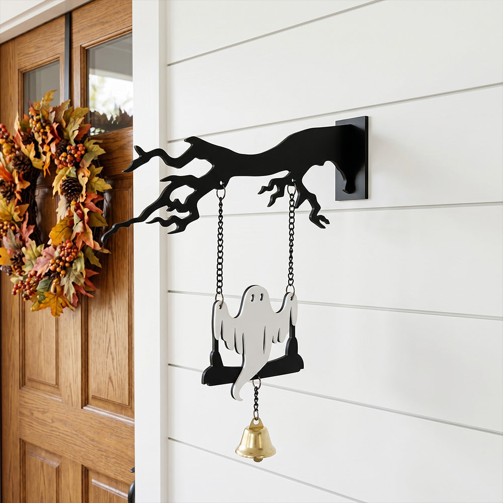 🎃🔥Halloween Sale 50% OFF🔥 Ghost Bat Metal Door Decoration