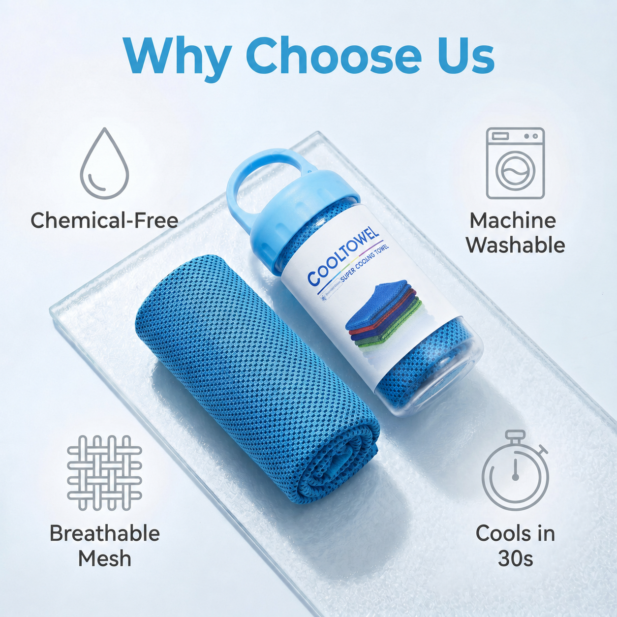 🩵Last Day Buy 1 Get 1 Free🩵🌞 Summer Essential-❄Absorbent Quick-Drying Gym Cooling Towels