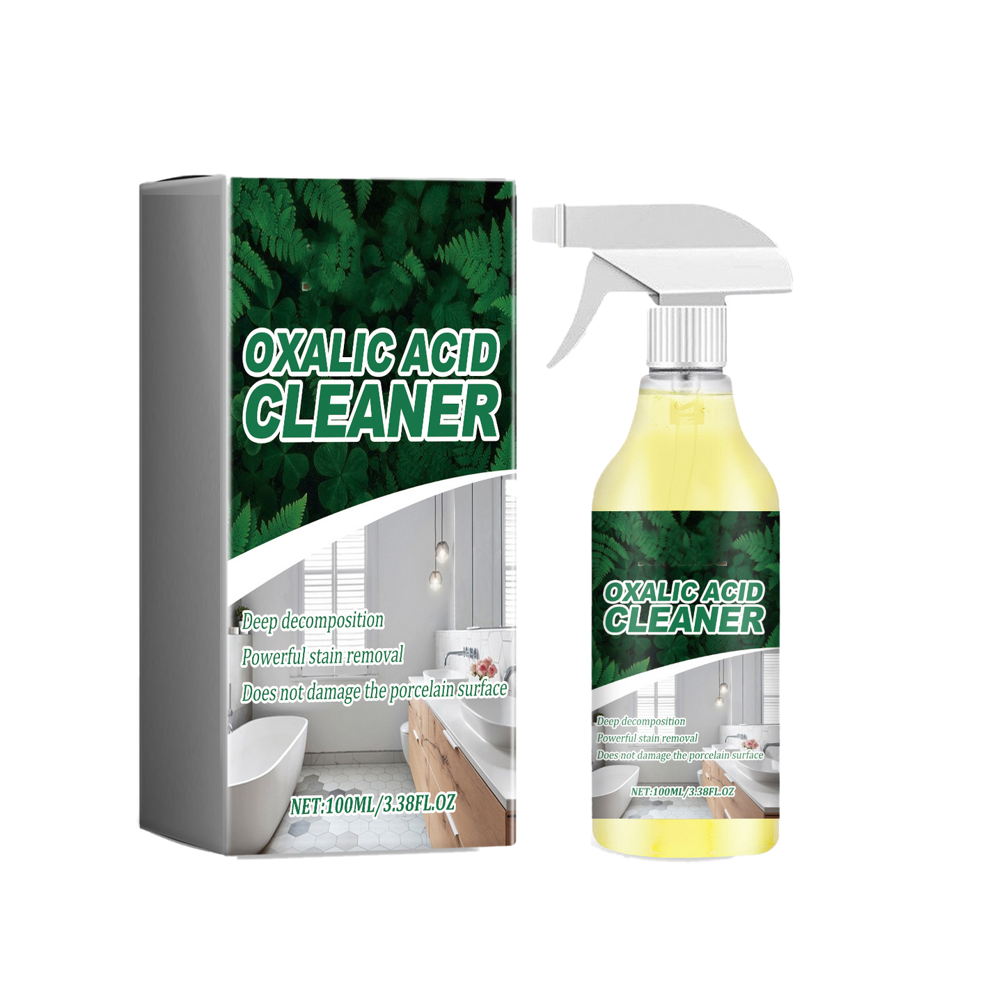 🧼🔥 Oxalic Acid Bathroom Cleaner | Tough on Stains, Gentle on Surfaces