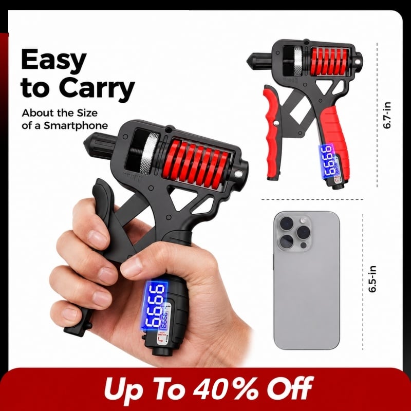 Adjustable Counting Hand Grip Strengthener