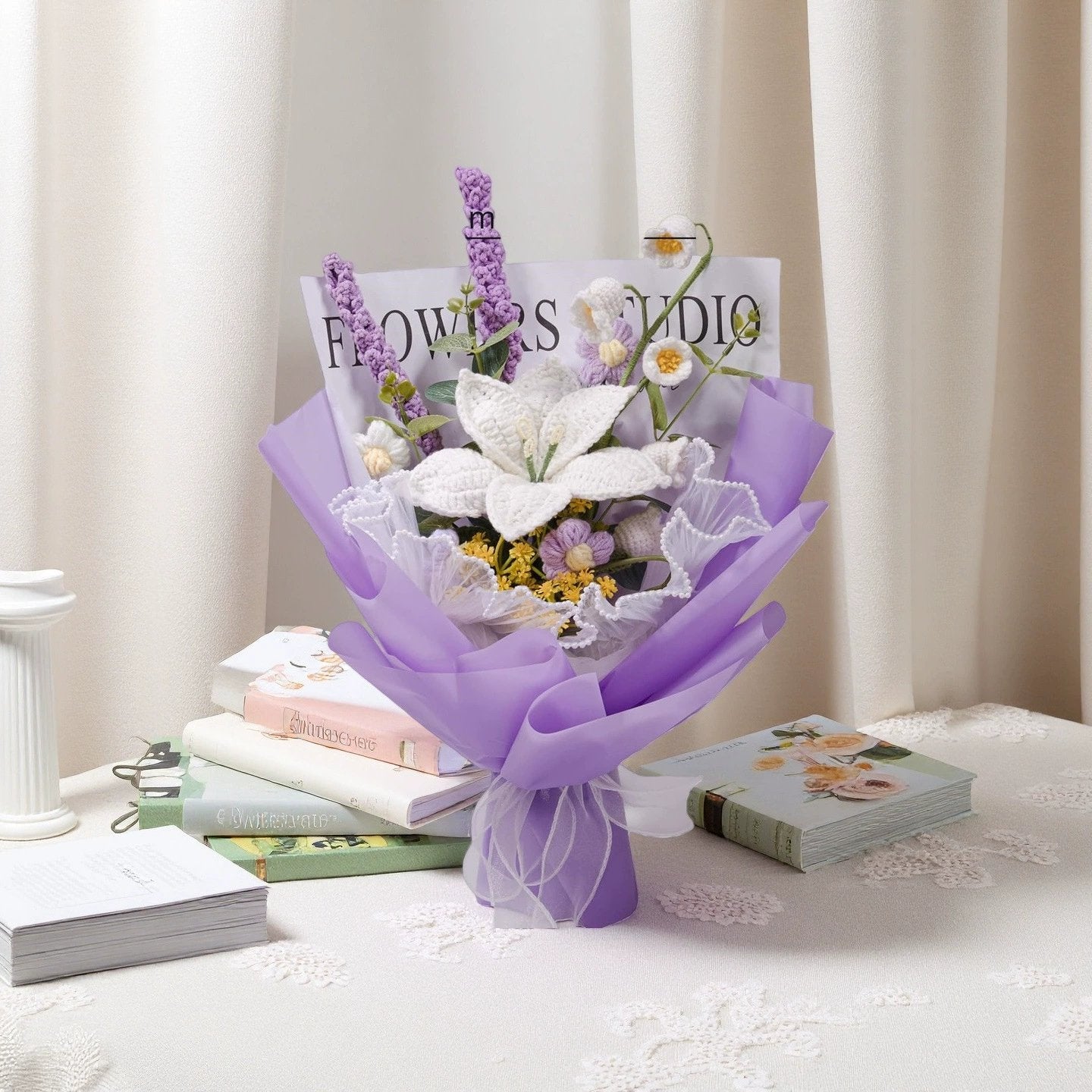 🌺Mother‘s Day 58% OFF| 🏵️Give Mom a Timeless Gift This Mother’s Day – A Handcrafted, Forever Blooming Crochet Flower Bouquet🌸💖