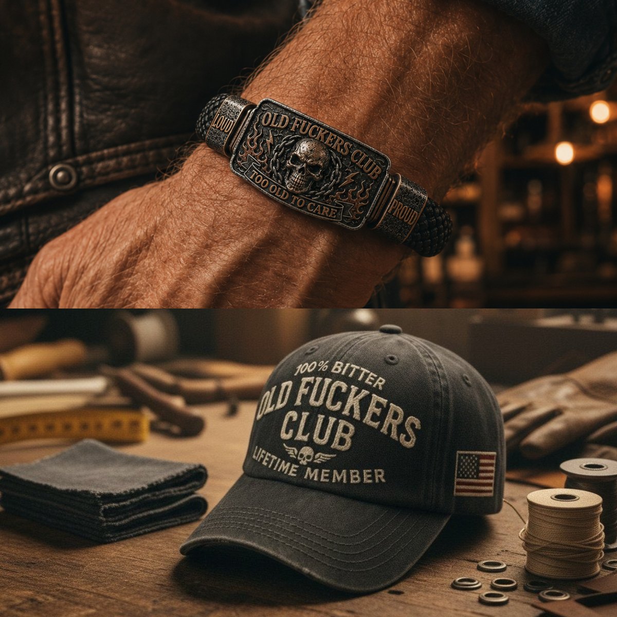 🔥LIFETIME MEMBER SET - Bracelet + Cap-A