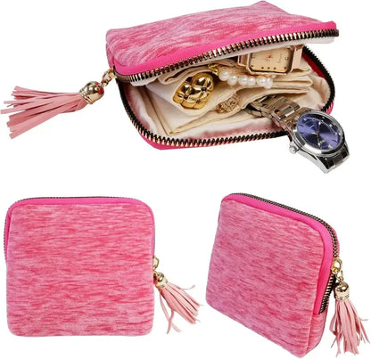 🔥 Jewelry Travel Organizer | Keep Rings, Earrings & Necklaces Neatly Stored