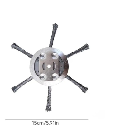 🌿 Steel Wire Grass Trimmer Head | Heavy Duty Lawn Mower Accessory