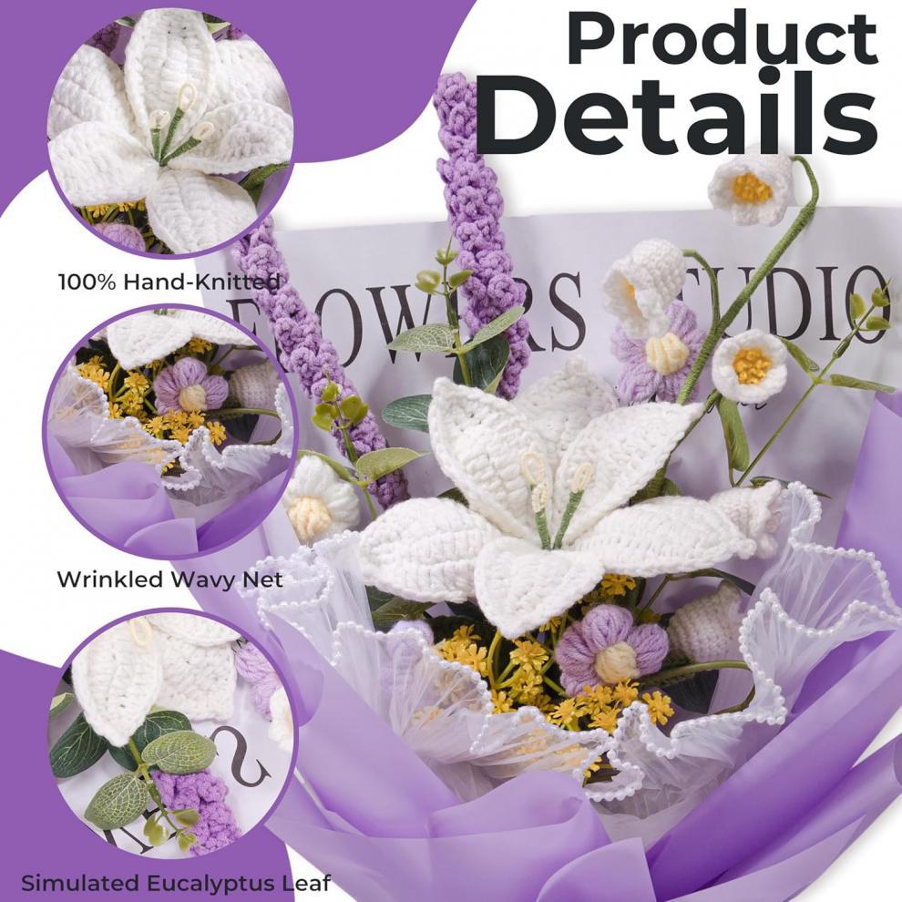🌺Mother‘s Day 58% OFF| 🏵️Give Mom a Timeless Gift This Mother’s Day – A Handcrafted, Forever Blooming Crochet Flower Bouquet🌸💖