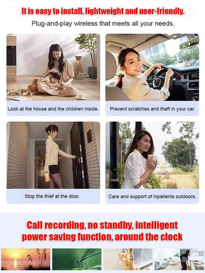 ⚡ Tiny Hidden Cam – HD Video | Night Vision | One-Step Setup | Safe Monitoring📡