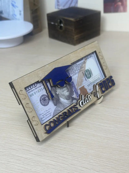 🎁Buy 1 Get 1 Free🎁|🎓 Class of 2026 Money Holder – Unique Wooden Cash Gift Box🧑‍🎓