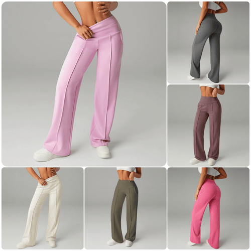 🔥🎁New arrival 50% OFF💕Women's Plain Loose Straight Leg Pants