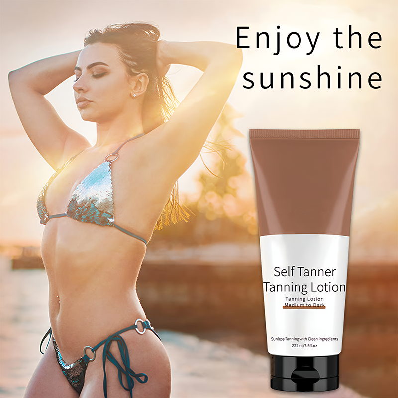 🌞 Silky Smooth Self Tanner Lotion – Get a Natural, Long-Lasting Sun-Kissed Glow Without the Sun, No Orange, No Streaks