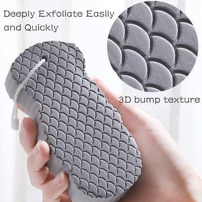 🧽Magic Exfoliating Bath Sponge - Super Soft Exfoliating&Skin Friendly🩵 🧼 Reusable for Adults Children and Pregnant Women