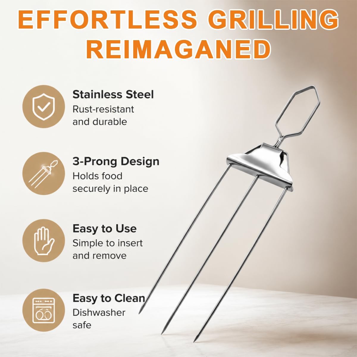 🔥 Reusable Grilling Skewers | BBQ Kabob Set with Storage Bag