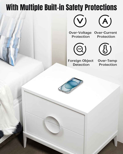 ⚡Desk Wireless Charger – Hidden Design, Maximum Convenience