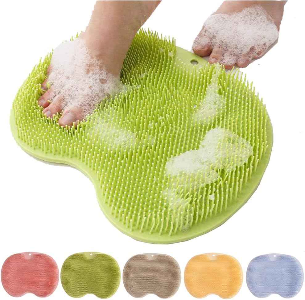 🏆#1 Bestselling🏆Shower Foot Scrubber Mat with Non-Slip Suction Cups