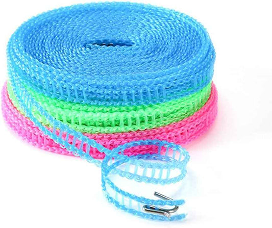 🌈🔥 Today 49% OFF🔥 3-Pack Windproof Clothesline | Adjustable Portable Drying Rope for Travel & Camping