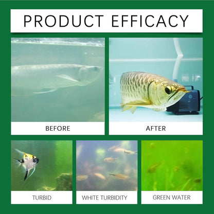 💧 Fish Tank Purification Tablets | Remove Cloudy Water & Turbidity (2PC)