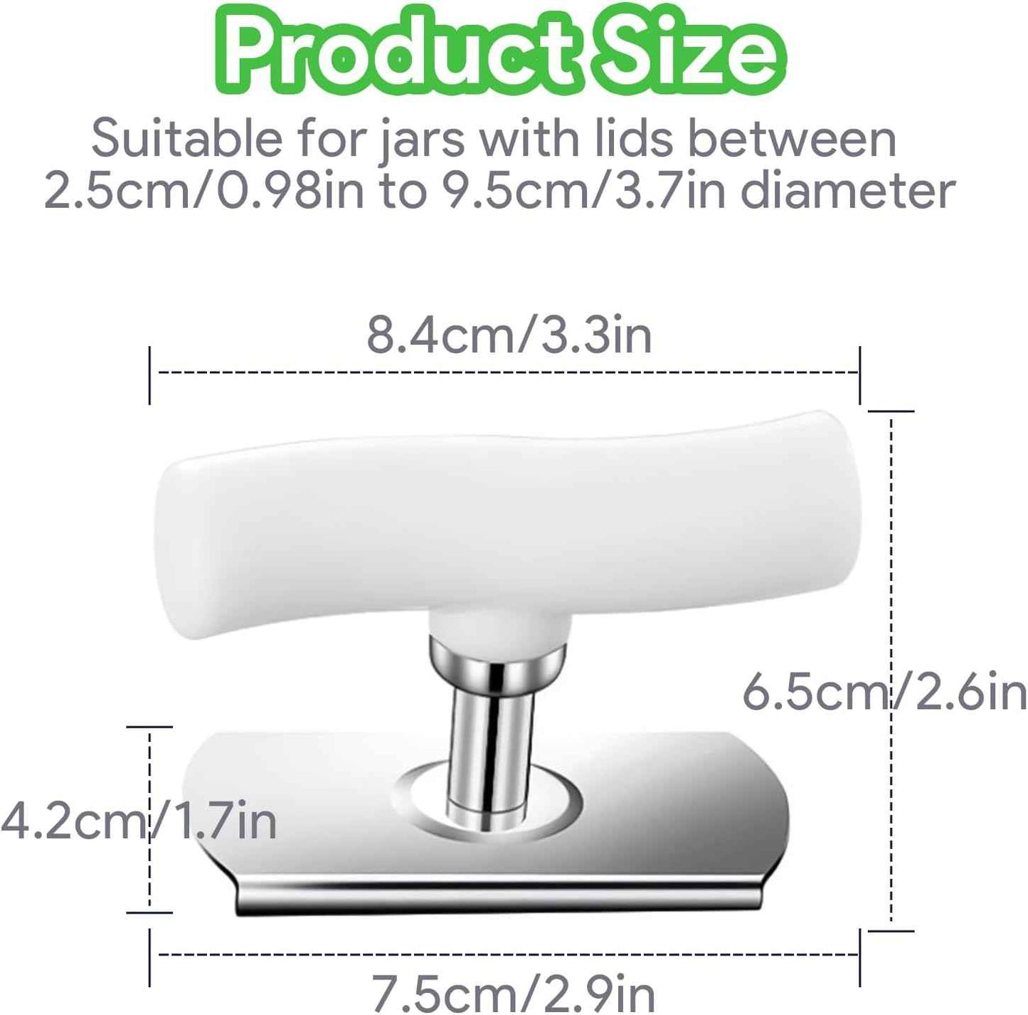 🫙 2PCS Jar Opener Set | Easy Grip Lid Opener for Seniors