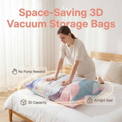 🔥Last Day 50% OFF Sola |🧳 No-Pump Vacuum Storage Bags