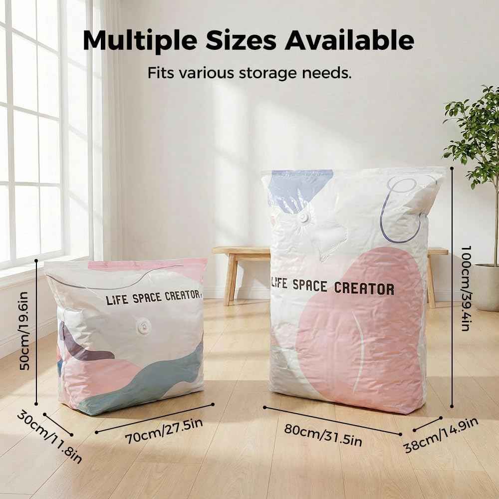 🔥Last Day 50% OFF Sola |🧳 No-Pump Vacuum Storage Bags