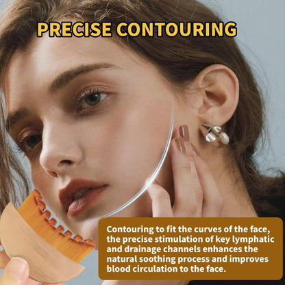 Lymphatic Contour Face Brush for Jawline & Chin Sculpting