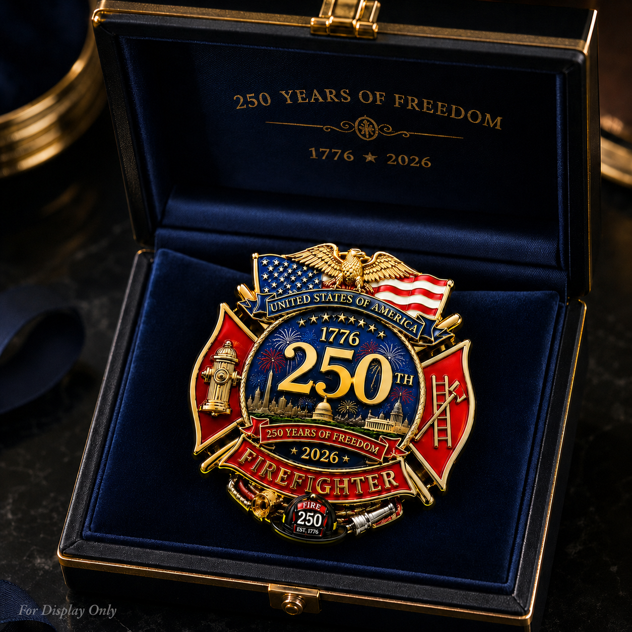 🫡Salute To Our Firefighter👩‍🚒 250th Anniversary Firefighter Badge🎖️