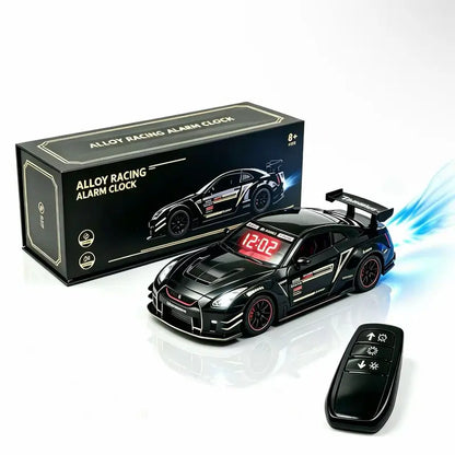 🚗 Hyper Car Alarm Clock with Realistic Engine Sound & LED Lights ✨