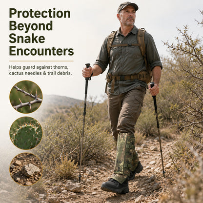 Professional Snake Guard Gaiters – Lightweight Leg Protection for Outdoor Use