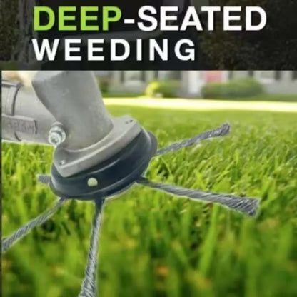 🌿 Steel Wire Grass Trimmer Head | Heavy Duty Lawn Mower Accessory