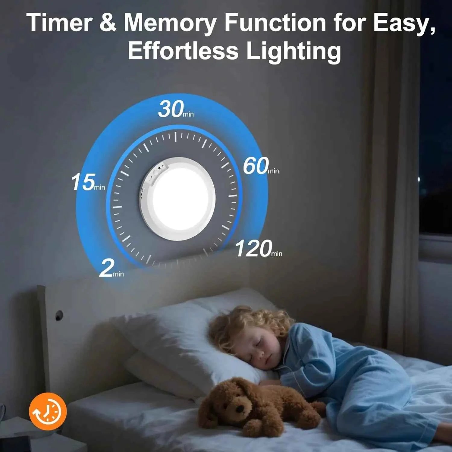 ✨ Motion Sensor Ceiling Light | Remote Control Rechargeable Lamp