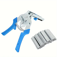 Blue wire clamps (strong version) + 1 box of galvanized M nails