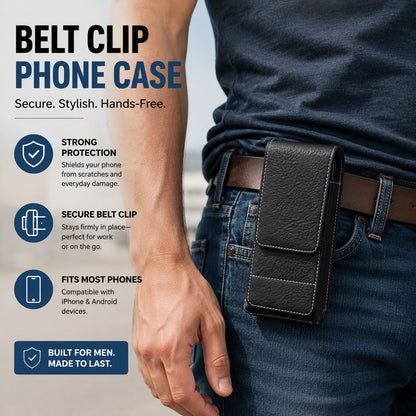🔥📱 Limited Offer 50% OFF✨ Mobile Phone Belt Pouch | Easy Access, Secure Fit & Convenient Card Storage