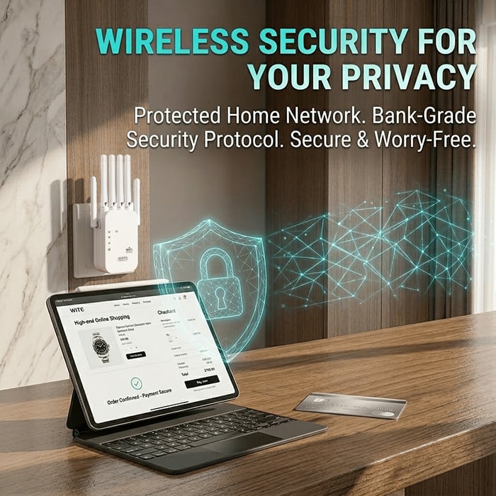 📶 AC1200 WiFi Range Extender – Boost Your Home WiFi Coverage