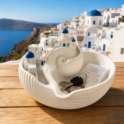 🌊 Bring Santorini Home – 49% OFF Catchall Bowl