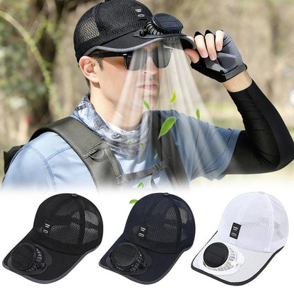 🔥🔥Father's Day Best Sellers ☀️🧢2026 Pro Outdoor Cooling Hat: Dual-Power Fan Cap
