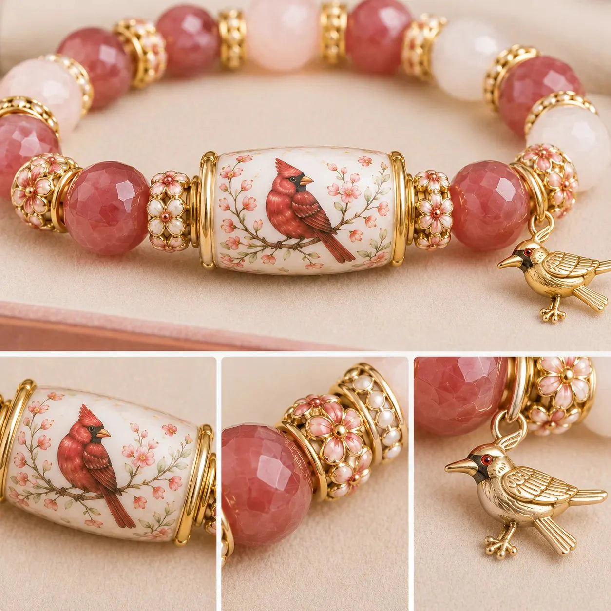 2026 Limited Edition Bracelet💜Love, Remembrance & Cardinal Blessings🌸🕊️