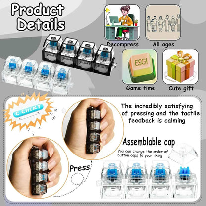🌟 Stress Relief Keychain | Buy More Save More 80% OFF 2nd