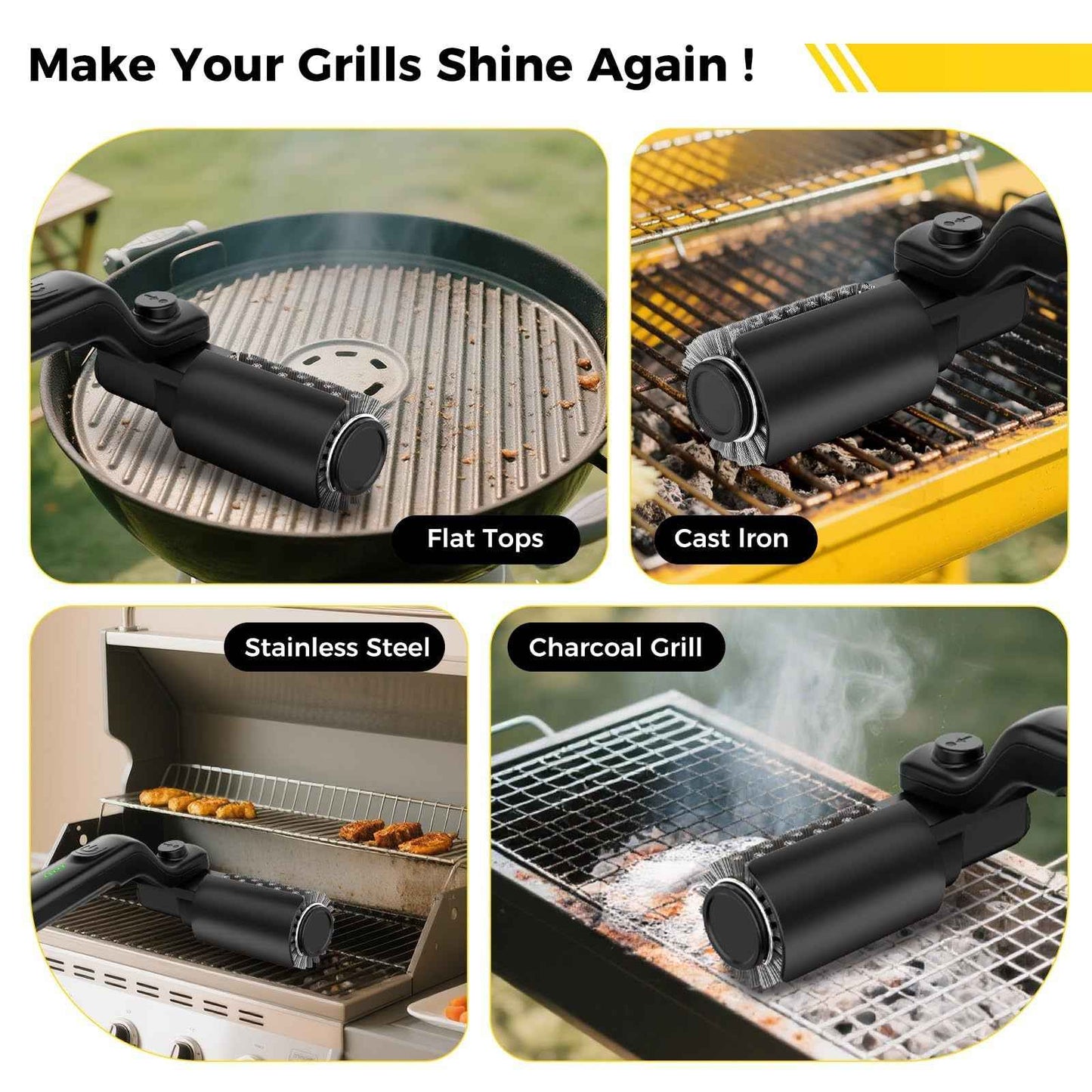 🔥 Electric Grill Cleaner | Powerful BBQ Cleaning Tool