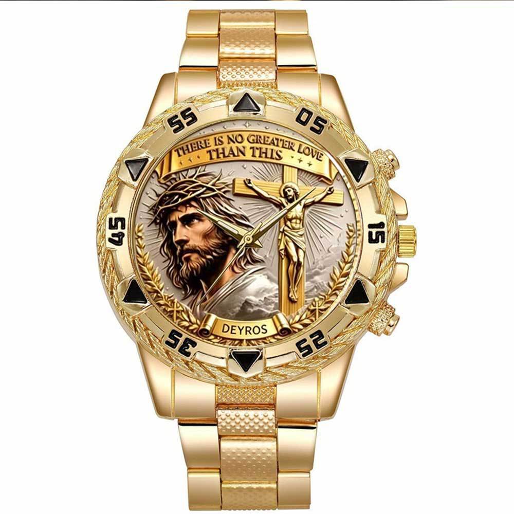 ❤️✝️ Today 49% OFF🔥 Custom Jesus Christ Crucifix Watch | A Timeless Christian Faith Gift for Family & Friends