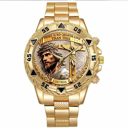 ❤️✝️ Today 49% OFF🔥 Custom Jesus Christ Crucifix Watch | A Timeless Christian Faith Gift for Family & Friends