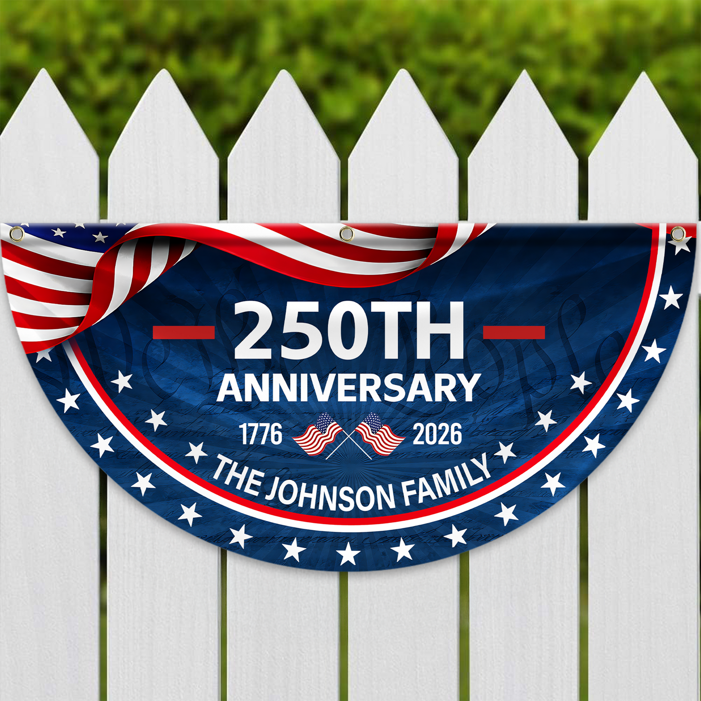 Patriotic USA Flag 🎇 250th Anniversary 1776–2026 Decor