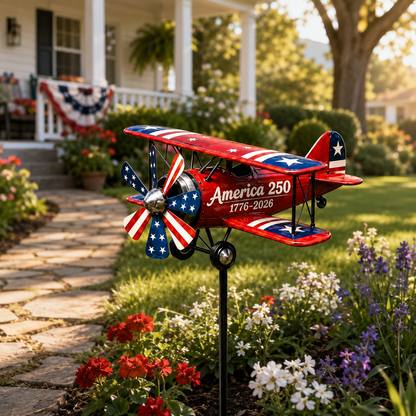 🔥Limited time 49% OFF🔥🇺🇸USA 250 “Liberty Windmill” Patriotic Garden Wind Spinner -✈️ (Free Delivery Fee)